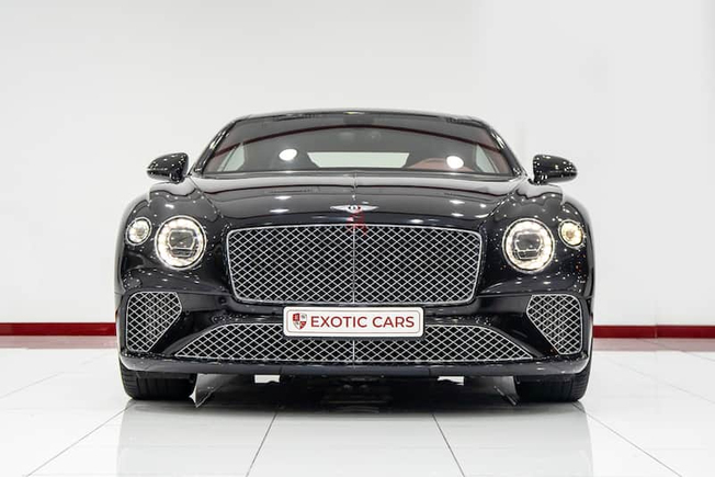 WARRANTY AVAILABLE || Bentley Continental GT W12 2019 Black-Red 33,000Km