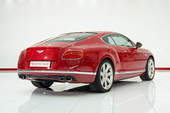 WARRANTY AVAILABLE || Bentley GT V8 2016 Red-Red+Black 48,000 KM
