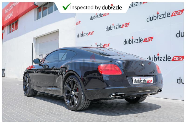 AED12,095/month | 2012 Bentley Continental GT 6.0L | GCC specifications | Ref#29738