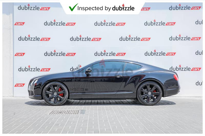 AED12,095/month | 2012 Bentley Continental GT 6.0L | GCC specifications | Ref#29738