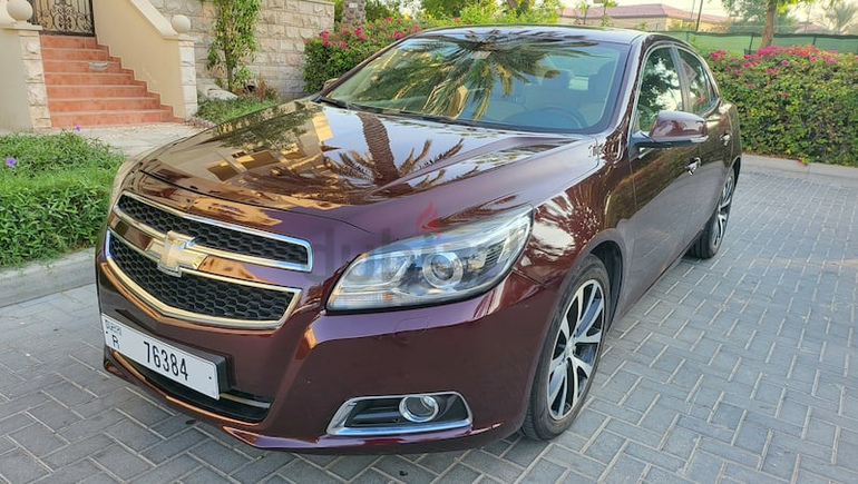 2014 CHEVROLET MALIBU LTZ TOP ONLY 64000 KMS LEATHER TOUCHSCREEN,NEW TYRES BATTERY GCC DUBAI