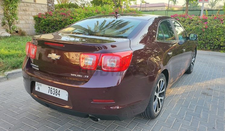 2014 CHEVROLET MALIBU LTZ TOP ONLY 64000 KMS LEATHER TOUCHSCREEN,NEW TYRES BATTERY GCC DUBAI