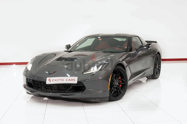 WARRANTY AVAILABLE|| Chevrolet Corvette 2015 Grey-Red 72,000 KM