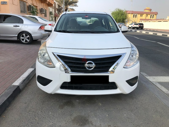 NISSAN SUNNY 2019 GCC SPECS COLOUR WHITE ACCIDENT FREE IN ORIGINAL CONDITION.