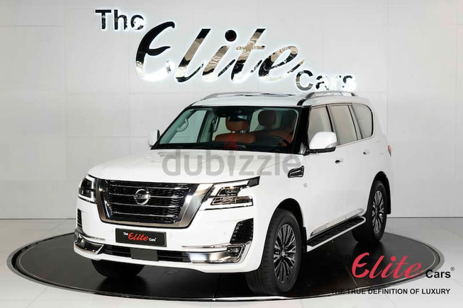 2021 NISSAN PATROL TITANIUM l REAR SEAT ENTERTAINMENT l WARRANTY+SERVICE [ABU-DHABI SHOWROOM]