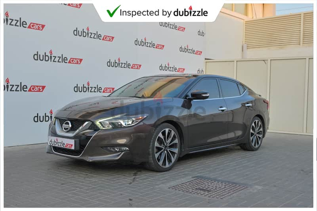 AED1003/Month | 2017 Nissan Maxima SR 3.5L | GCC specifications | Ref#34580