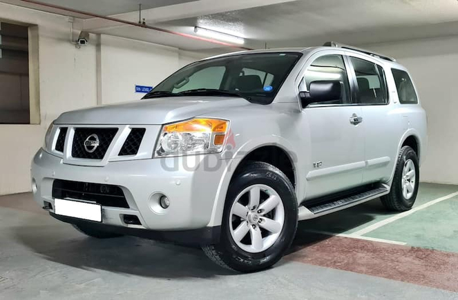 BEST EXAMPLE!!! 2014 NISSAN ARMADA ORIGINAL PAINT GCC !!!