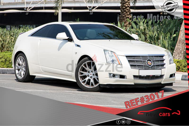 CADILLAC CTS COUPE - 2011 - GCC - FULL OPTION - IN PERFECT CONDITION ONE OWNER LOW MEILEGE