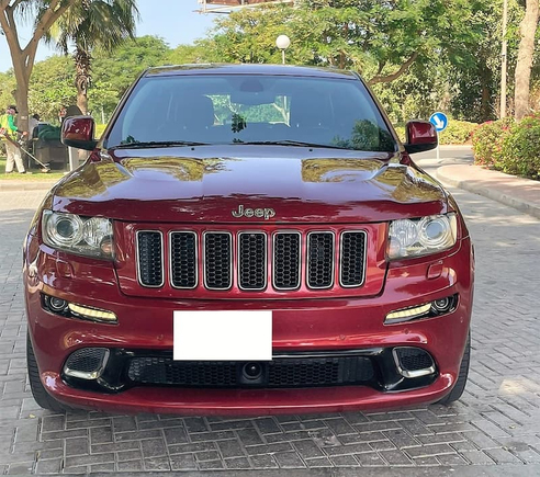 2013 SRT8 Jeep Grand Cherokee || Gulf Specs(GCC) || Well Maintained(TOP LINE) Monthly EMI 1599/-AED