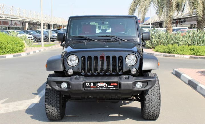 JEEP WRANGLER SPORT WILLYS 2017 GCC WITH AGENCY SERVICE IN MINT CONDITION