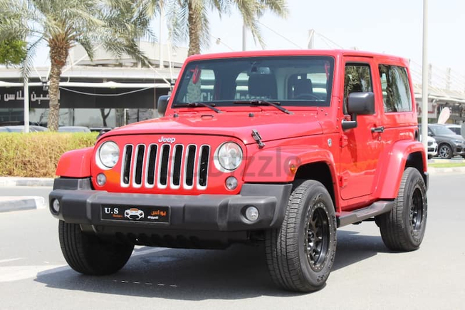 JEEP WRANGLER SAHARA GCC 2017 LOW MILEAGE SINGLE OWNER IN VERY MINT CONDITION