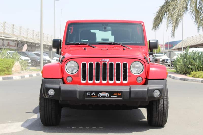 JEEP WRANGLER SAHARA GCC 2017 LOW MILEAGE SINGLE OWNER IN VERY MINT CONDITION