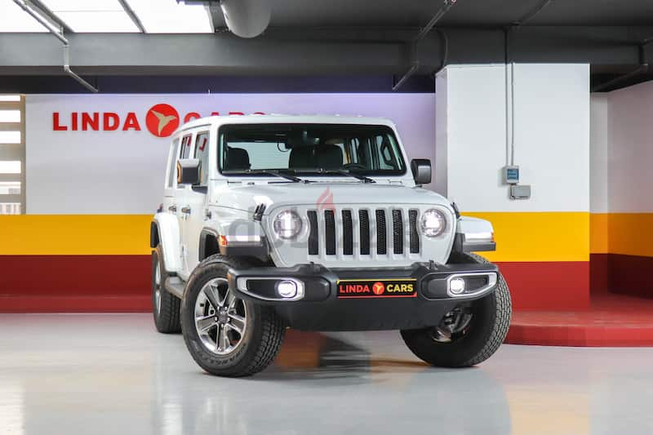 AED 3,475 monthly | Flexible D.P | Agency Warranty | Jeep Wrangler Unlimited Sahara (BRAND NEW) 2022