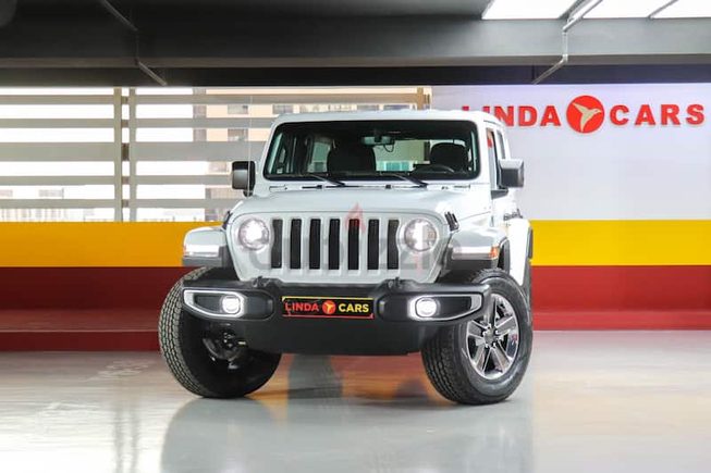 AED 3,475 monthly | Flexible D.P | Agency Warranty | Jeep Wrangler Unlimited Sahara (BRAND NEW) 2022