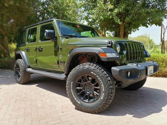 Wrangler Unlimited 2021 GCC Specifications 100% Free of accidents 100% Original Paint Very Low M