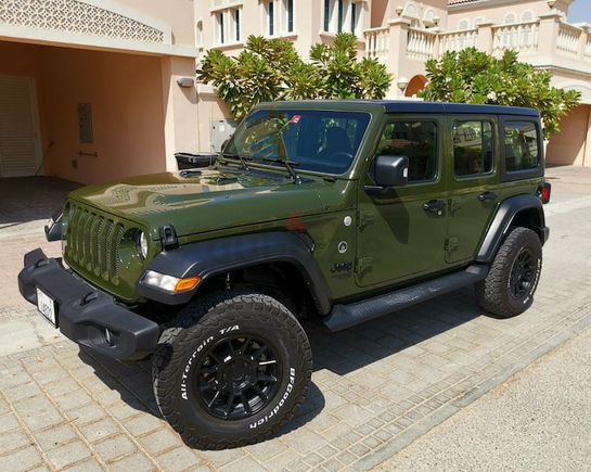 Wrangler Unlimited 2021 GCC Specifications 100% Free of accidents 100% Original Paint Very Low M