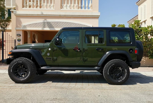 Wrangler Unlimited 2021 GCC Specifications 100% Free of accidents 100% Original Paint Very Low M