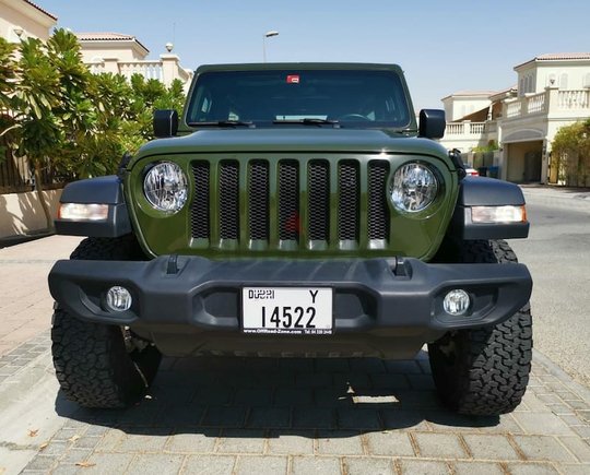 Wrangler Unlimited 2021 GCC Specifications 100% Free of accidents 100% Original Paint Very Low M