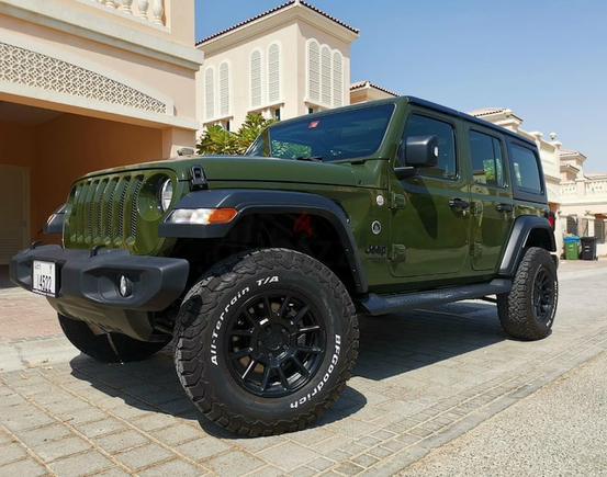 Wrangler Unlimited 2021 GCC Specifications 100% Free of accidents 100% Original Paint Very Low M