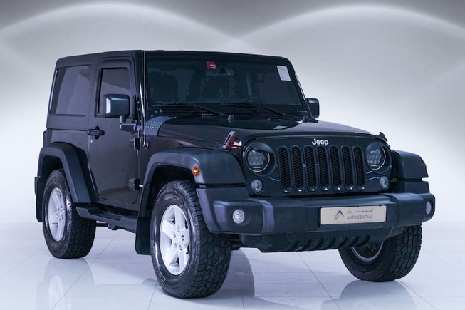 AED 1428/Month | 2017 Jeep Wrangler | Free 20K Service