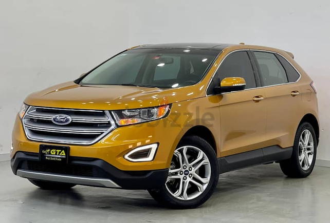 2016 Ford Edge Titanium AWD, Ford Service History, Warranty, Low Mileage, GCC