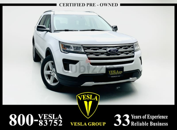 DEALER WARRANTY + FREE SERVICE CONTRACT UNTIL 160,000 KMS / GCC / XLT + 4WD + LEATHER / 2,004 DHS