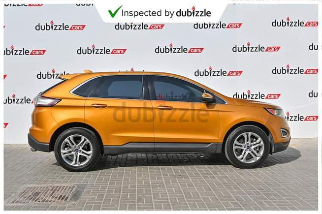 AED1337/month | 2016 Ford Edge Titanium 3.5L | Full Ford Service History | GCC Specs | Ref#29190