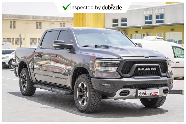 AED3,000/Month | 2022 Dodge Ram Rebel 5.7L | Full Dodge Service History | GCC | Ref#25424