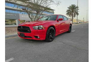 2014 Dodge Charger R/T 5.7L | GCC Specs Red With black inside km 145000