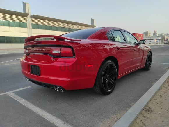 2014 Dodge Charger R/T 5.7L | GCC Specs Red With black inside km 145000