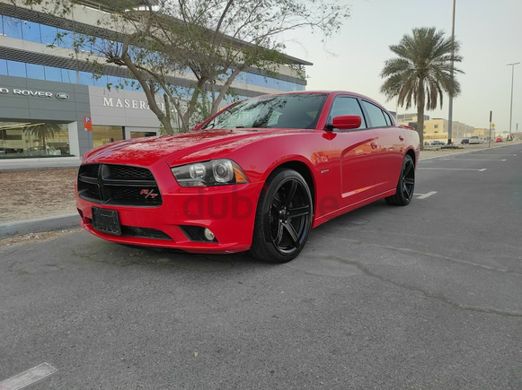 2014 Dodge Charger R/T 5.7L | GCC Specs Red With black inside km 145000