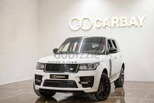 AED 2768PM | RANGE ROVER VOGUE SE | SVO KIT | LOW KMS | GCC - 1 YEAR WARRANTY