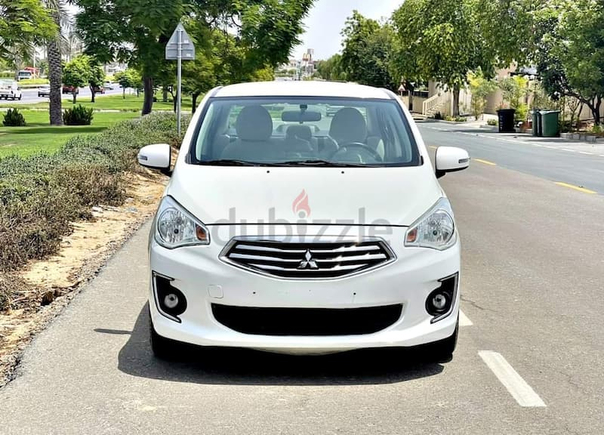 580 Month/Aed Gcc Mitsubishi Attrage 2018 Low Kms Available on 0% Down Payment Bank Finance And Cash