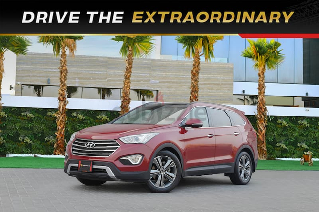 1,271 P.M | Grand Santa Fe 3.3L AWD | 0% Downpayment | Magnificient Condition!