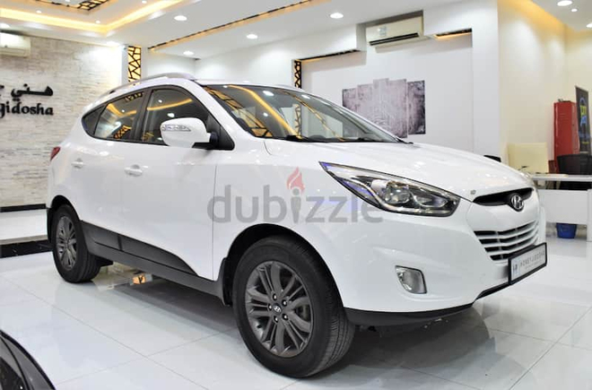 EXCELLENT DEAL for our Hyundai Tucson ( 2014 Model! ) in White Color! GCC Specs